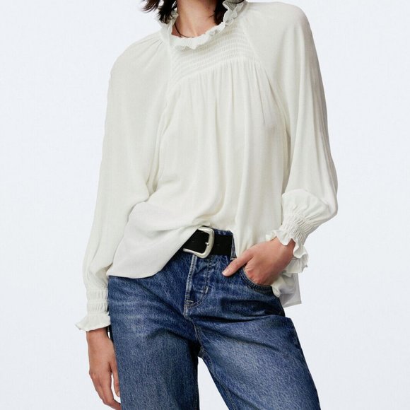 Zara Romantic Lace Blouse - Picture 3 of 8